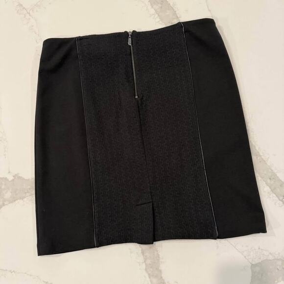 Laundry by Shelli Segal Quilted Texture Pencil Skirt Womens Size 12 Black Career - Picture 5 of 8